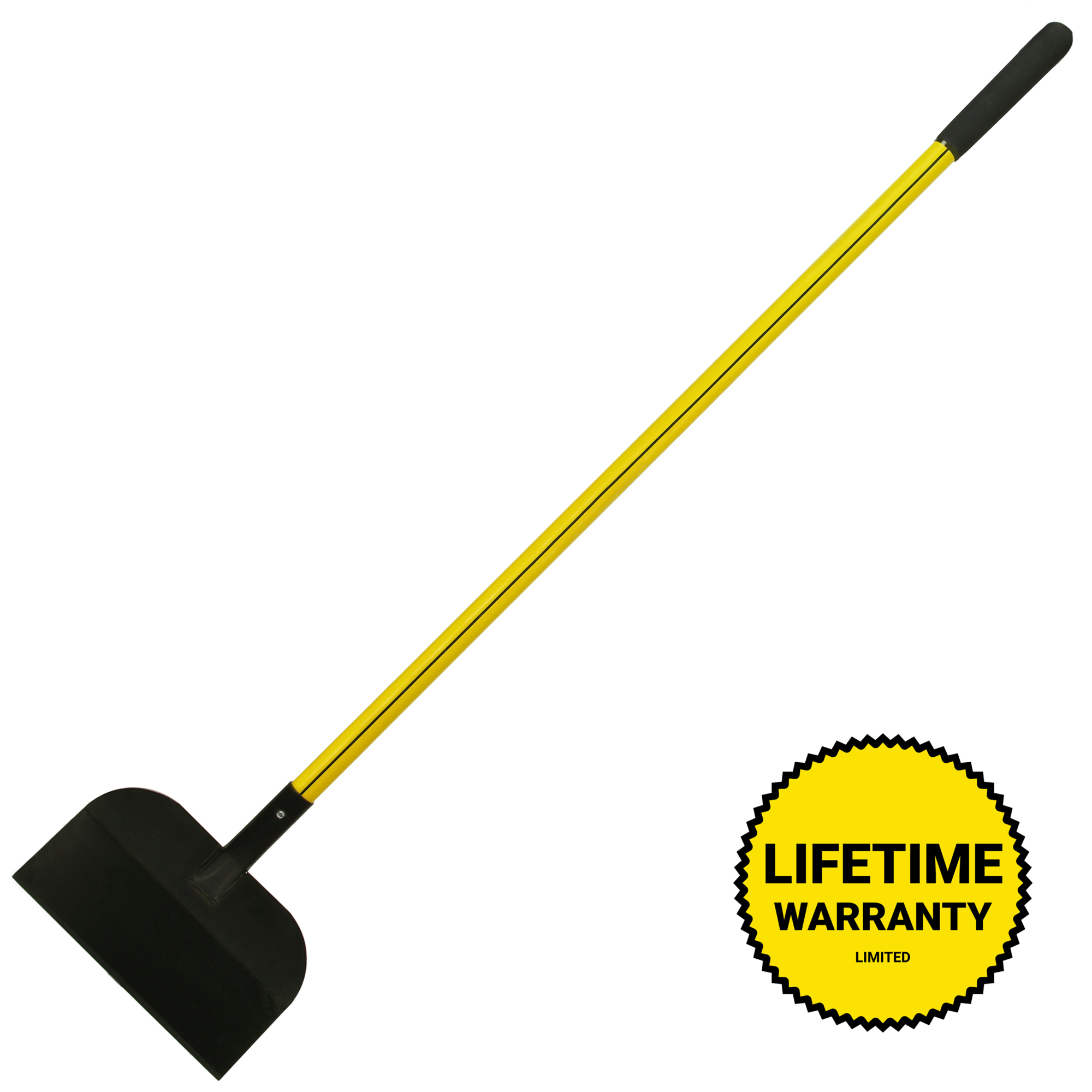 Nupla Multi-Purpose Scraper — 54in. Fiberglass Handle, 12-Ga. Steel Blade, Ergonomic Cushion Grip, Model# 75.69-315